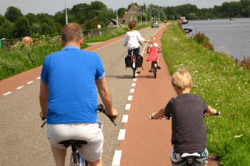 Vacaciones familiares a golpe de pedal por Europa