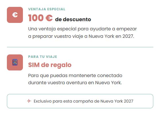 Nueva York en familia desde Valencia: ¡Vuelo directo en 2027 y ventajas exclusivas!