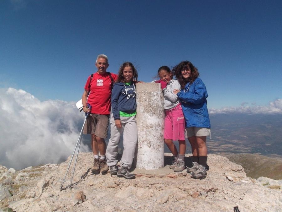 Una familia de vacaciones en La Masella