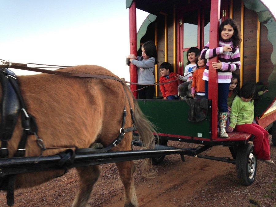 Una aventura familiar: de viaje en carreta con los caballos