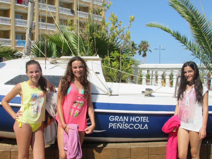 Vacaciones familiares en PeA�iscola con adolescentes