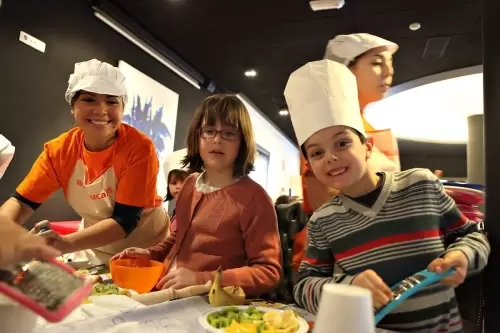 Comer con niA�os en las grandes ciudades