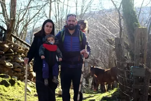 Un paseo familiar por los bosques de Navarra
