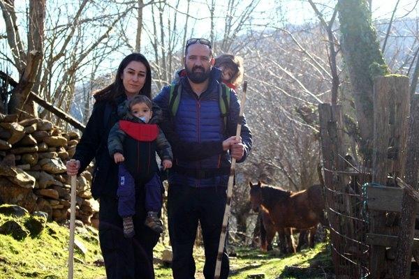 Un paseo familiar por los bosques de Navarra