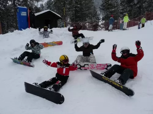 Disfrutar del fin de aA�o en la nieve