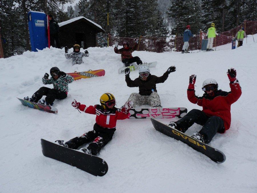 Disfrutar del fin de aA�o en la nieve