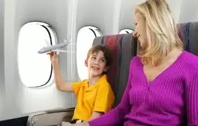 Viajar con tus hijos en aviA?n