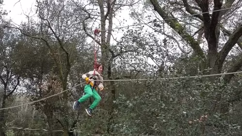 Disfruta de parque de aventura en familia Barcelona