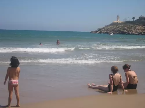 La seguridad en las playas con niA�os