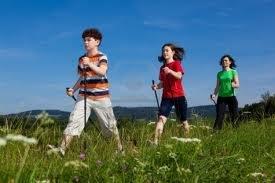 El nordic walking para toda la familia