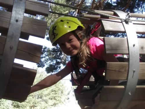 Un parque de aventura familiar en la sierra de Gredos