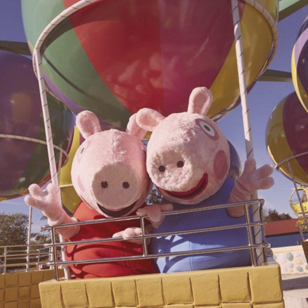 Peppa Pig en globo